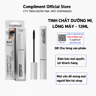 Tinh chất dưỡng mi Compliment 3in1 giảm gãy rụng, dưỡng mi dài, khỏe 12ml