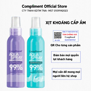 Xịt khoáng cấp ẩm, dịu da Compliment 200ml