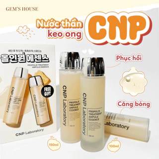 TONER KEO ONG CẤP ẨM, PHỤC HỒI DA CNP LABORATORY PROPOLIS TREATMENT AMPULE ESSENCE