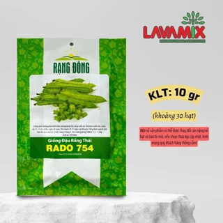 Hạt giống Đậu Rồng Thái Rado 754 (10g~30 hạt) hiệu Rạng Đông sinh trưởng khoẻ, trồng quanh năm | Đất trồng cây Lavamix