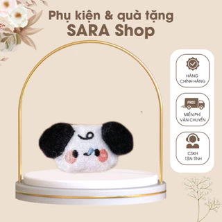 Ghim cài gấu bông Sanrio nhỏ dễ thương, Phụ kiện trang trí theo phong cách Unisex