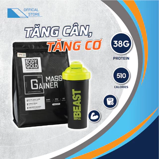 Sữa Tăng Cân Tăng Cơ[ CÓ BÌNH LẮC ] Body Gold Mass Gainer Túi 1,5 Kg ( Hàng Chính Hãng) ctv ib