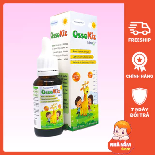 ❤️ Vitamin D3 K2 MK7 Cho Bé Ossokiz Nhập Khẩu Châu Âu, giúp trẻ sơ sinh hấp thụ Canxi tối đa