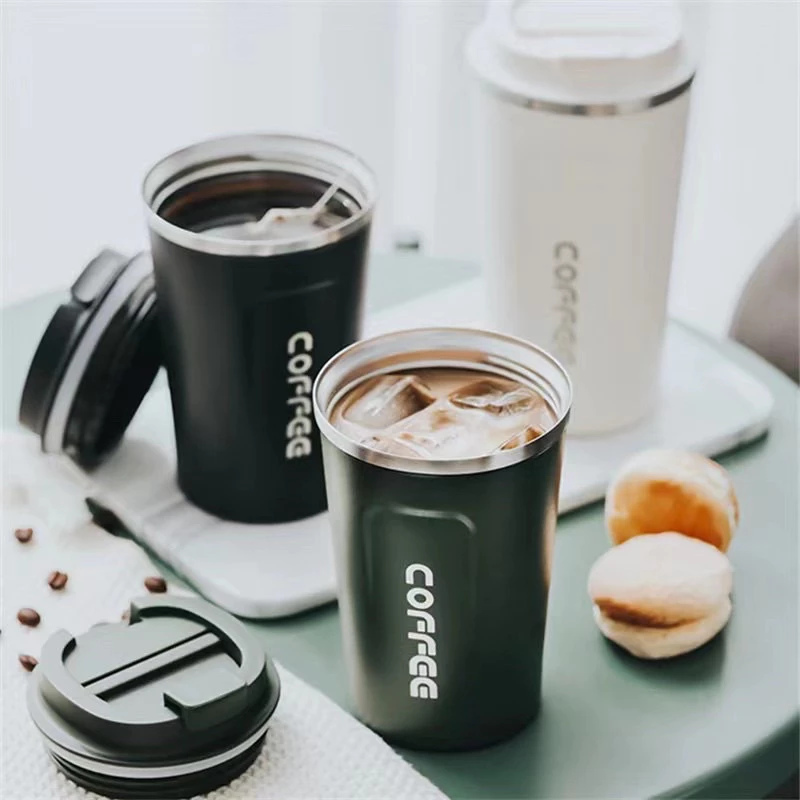 -Bình giữ nhiệt coffeeholic inox 304_ dung tích 510ml_ phong cánh hàn quốc Siêu xinh