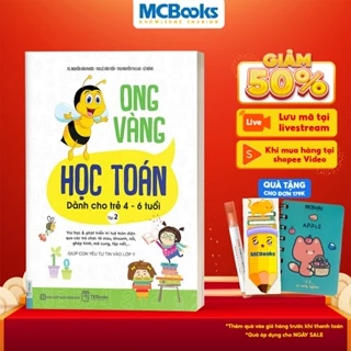 Sách - Ong Vàng Học Toán Dành Cho Trẻ 4-6 tuổi tập 2