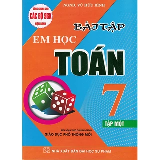 Sách - Bài tập em học Toán 7 tập 1 (Dùng chung cho các bộ sgk hiện hành)