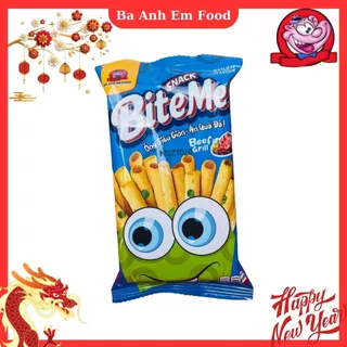 Snack Bite Me Ba Anh Em Food, Combo 10 Gói, Đồ Ăn Tuổi Thơ Ăn Vặt Bim Bim