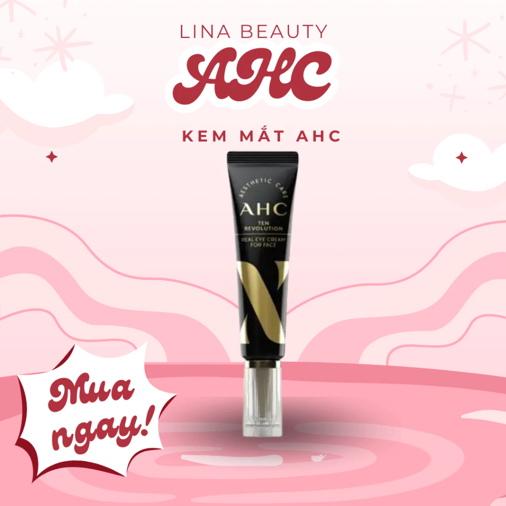 AHC Kem Mắt AHC Màu Đen 30ml Ten Revolution Real Eye Cream For Face