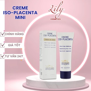 [Công ty | Creme Iso-Placenta Mini] Kem tái tạo và phục hồi cho da dầu mụn nhạy cảm vượt trội | Biologique Recherche BR