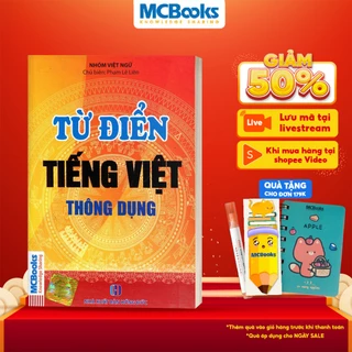 Sách - Từ Điển Tiếng Việt Thông Dụng ( Bìa Đỏ ) - MCBooks