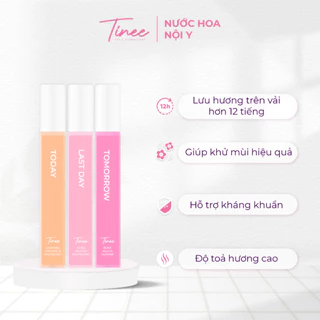 [CHỈ LIVESTREAM] Nước Hoa Vùng Kín Vải Nội Y Tinee 3 Tầng Hương Khử Mùi Đồ Lót Lưu Hương 12h (10ml/ chai)