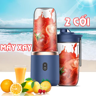 Máy Xay Sinh Tố Juicing Cup Cầm Tay 6 Lưỡi 2 Cối - Máy Xay Hoa Quả Thông Minh Siêu Tiện Lợi