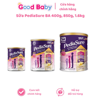 Sữa PediaSure 1,6Kg/850/400g Mẫu Mới Ít Ngọt( Date mới 2025) - Good Baby