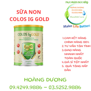 Colos IgGold  - Sữa non kháng thể Newzeland – 450gr – Chính hãng