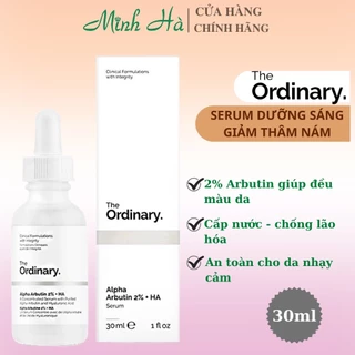 The Ordinary Alpha Arbutin 2% + HA Tinh Chất Dưỡng Trắng Chăm Sóc Da 30ml (jin)