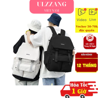 Balo nam nữ đi học Ulzzang basic chống nước, cặp sách laptop phong cách Unisex Hàn Quốc dành cho học sinh, sinh viên.