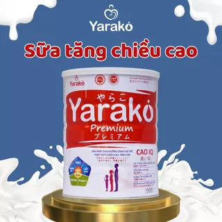 Sữa Tăng Chiều Cao YARAKO PREMIUM CAOIQ Giúp Cho Trẻ Phát Triển Chiều Cao Và Tăng Cân Hộp 900g
