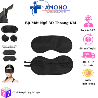 Bịt Mắt Ngủ 3D Thoáng Khí, Mềm Mại - Bịt Mắt Chống Chói, Thư Giãn Mắt Khi Ngủ