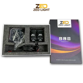 COMBO Đèn Trợ Sáng Mini Bi Cầu W2 ZED LIGHT Tích Hợp Auto Passing - Bảo Hành 12 Tháng