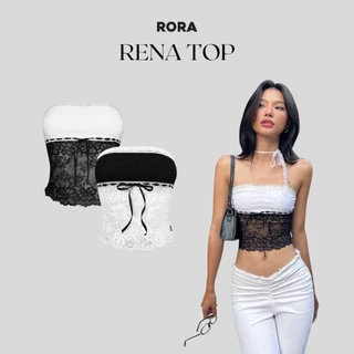 Áo Ống Ren 2 Lớp Cột Nơ RENA TUBE TOP - RORA