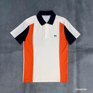 Áo polo Lacoste phối viền cam dáng regular fit PH1302 Chính Hãng