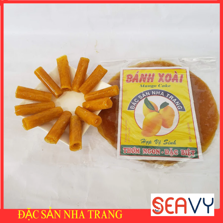Bánh Xoài Nha Trang 1kg Đặc Sản Khánh Hòa, Bánh Xoài Nguyên Chất Mềm Dẻo Chua Ngọt Tự Nhiên