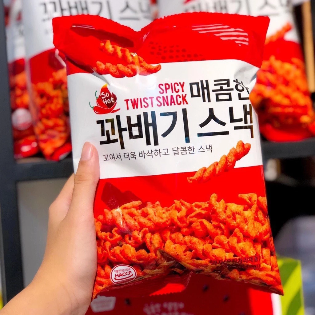 Quẩy xoắn Hàn Quốc-Bim bim quẩy-Ăn siêu cuốn-Ăn Vặt Mikey247