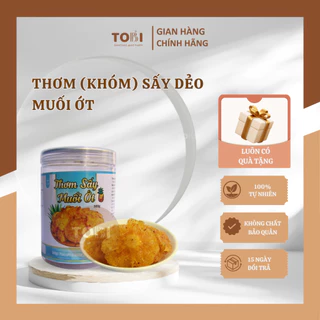 Thơm (Khóm) sấy dẻo muối ớt Tobi Nuts 300g, đậm vị tự nhiên, giàu dinh dưỡng