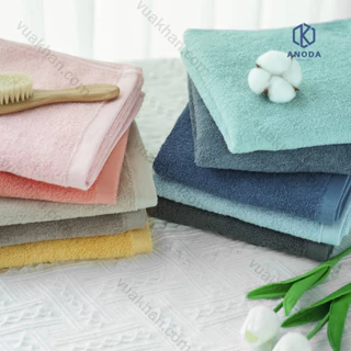 Khăn tắm xuất Hàn Set 5c Khăn 40x80cm 200g 100% cotton cao cấp sợi chải kỹ