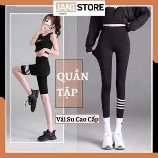 Quần Tập Gym Yoga Nữ Cao Cấp, Quần Nữ Dài Cạp Cao Chất Su Nâng Mông, Quần Legging Thể Thao Nữ