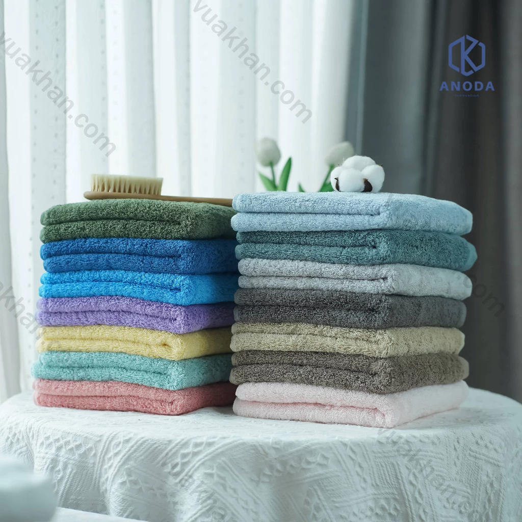 Khăn tắm, khăn gội, khăn mặt xuất Hàn 100% cotton cao cấp