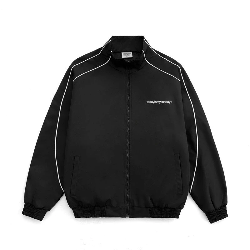 Áo Khoác dù Chữ Todayismysunday  - FREESHIP  - Kiểu Bomber Gió 2 Lớp Khóa Kéo Zip Hàn Quốc Nam Nữ Couple Đẹp