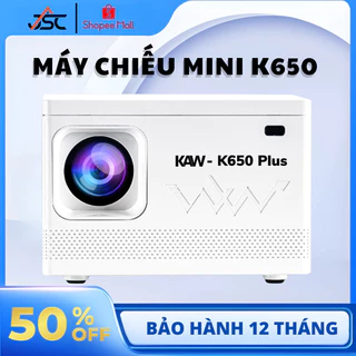 Máy Chiếu Mini KAW K650 Plus Full HD Hàng Chính Hãng Chất Lượng Tốt - Bảo Hành 12 Tháng - 1 Đổi 1