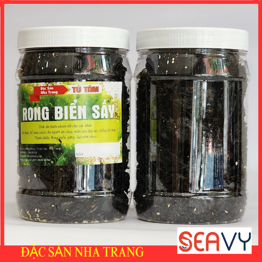 Rong biển sấy giòn ăn liền, hộp 100 gram, loại ngon, dùng được cho người ăn chay
