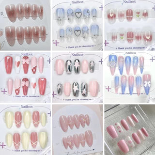 Nailbox thiết kế thủ công màu sắc tươi sáng, đáng iu đi học đi làm (ib đổi form)