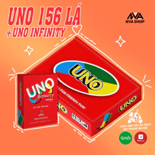 Combo UNO 156 lá đỏ + UNO Infinity 28 lá siêu hủy diệt