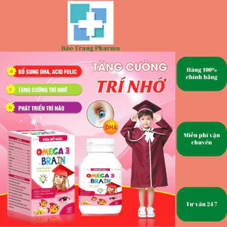 Kẹo viên bổ não omega 3 Dr.Brain Grow IQ DHA Nobel bổ sung DHA giúp tăng cường hoạt động não bộ cho bé