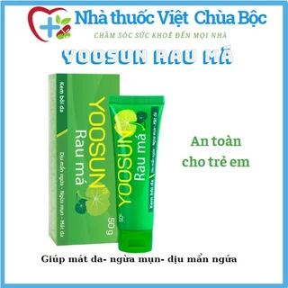 Yoosun Rau Má - Dịu mẩn ngứa, mát da, mờ sẹo, mờ thâm 20g