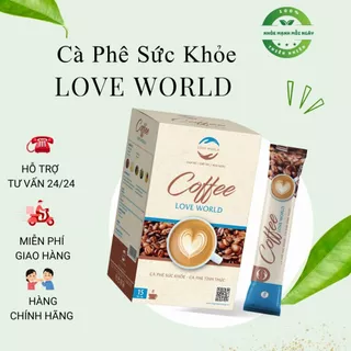 Cà Phê Sức Khỏe LOVE WORLD giúp tặng cường hệ miễn dịch,bổ sung collagen làm đẹp da, giúp kiểm soát cân nặng tối ưu