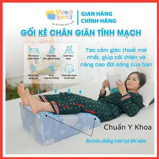 Gối kê chân Chống suy giãn tĩnh mạch Yorokobi - Tăng tuần hoàn máu, chống phù nề, tăng thẩm mỹ ở chân