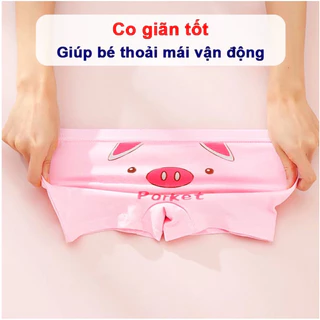 set 10 Quần chíp đùi cho bé gái (8-40kg), hàng cotton kháng khuẩn, chất liệu mịn đẹp, co giãn đàn hồi tốt