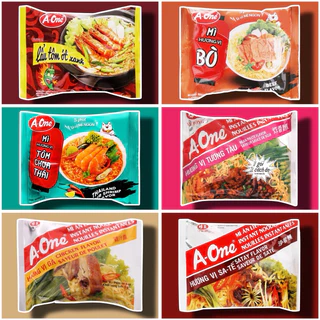 Mì A-One 7 hương vị gói 79g [NHIỀU LỰA CHỌN]