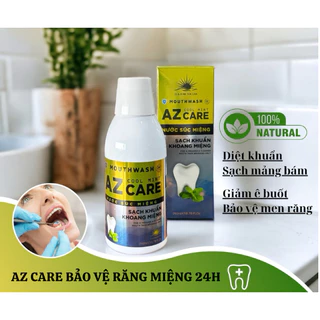 Nước súc miệng AZ CARE diệt khuẩn, giảm mảng bám, giảm viêm nướu, giảm ê buốt