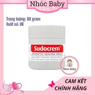 Kem chống hăm Sudocrem chuẩn authentic nội địa UK lọ 60gr