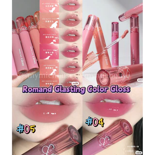 Son Tint Bóng Romand Glasting Color GLOSS căng mọng môi