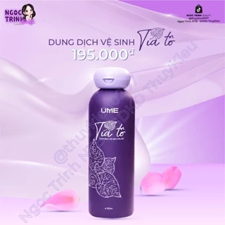 Dung dịch vệ sinh phụ nữ Tía tô UME Ngọc Trinh 150 ml - làm sạch, ngăn mùi và cân bằng PH