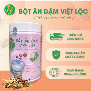 Bột ăn dặm cho bé bột Việt Lộc (4-10thang) 2 loại sẵn hàng date mơi