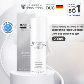 Sữa rửa mặt sáng da, chống lão hoá Janssen Cosmetics Brightening Face Cleanser dạng kem 200ml /30ml