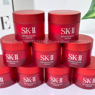Kem dưỡng da chống lão hóa mẫu mới mini skii/ sk2/ sk-ii Skinpower cream 15g, hàng tách set chính hãng chẩn nội địa Nhật