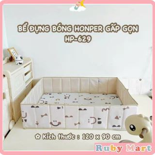 Bể bóng chơi trong nhà gấp gọn kèm 100 quả bóng Honper (Có tách)